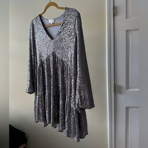 Melloday dress - silver